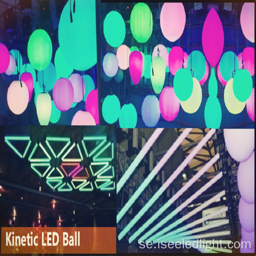 Kinetic DMX ledde bollen Madrix-kompatibel